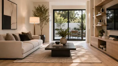 Warm, clean Arizona living room — the Cleaning By Kandi result